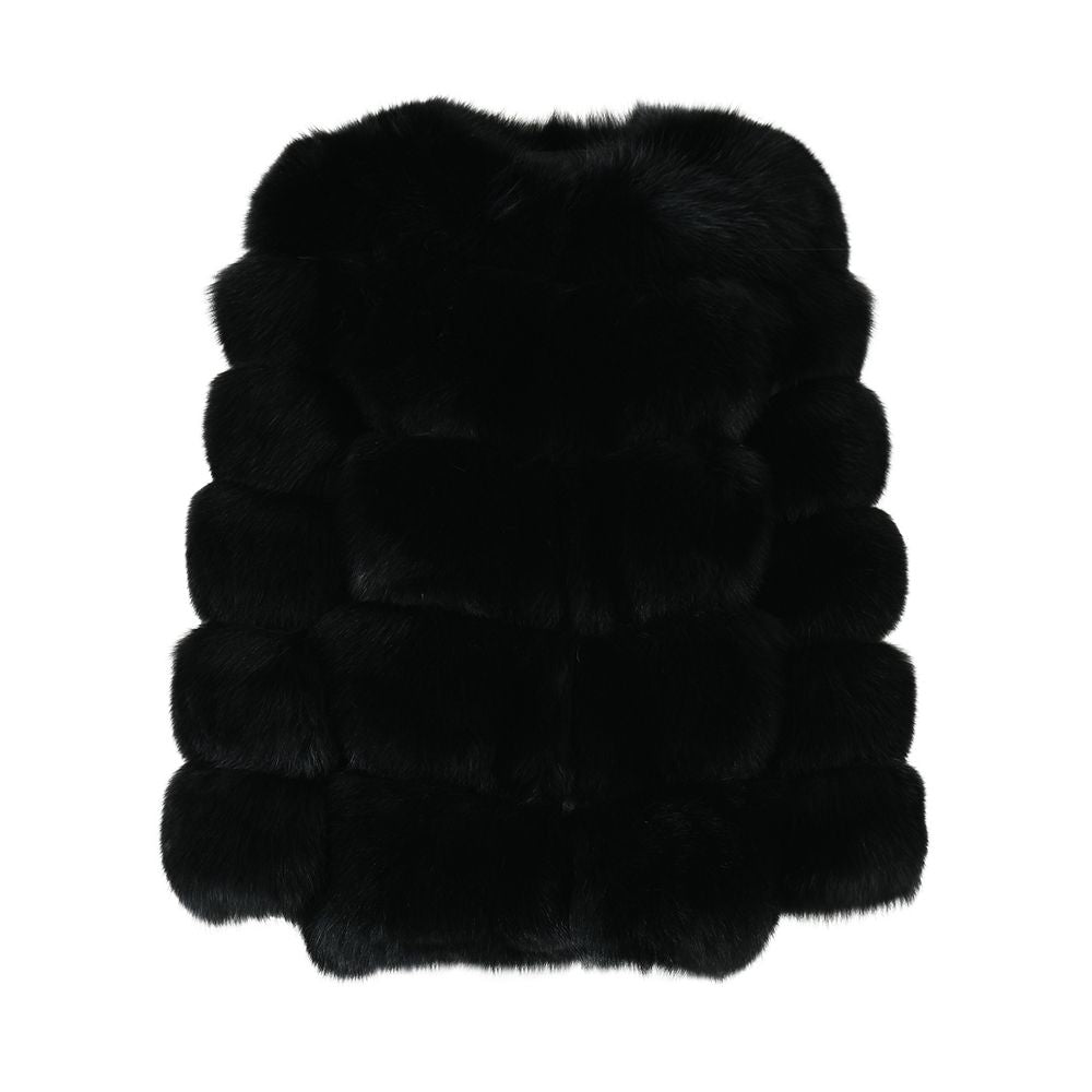 Luxury 5 Row Real Fox Fur Oversized Winter Statement Coat